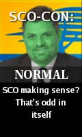 SCOCON: Normal - SCO making sense? That's strange in itself!